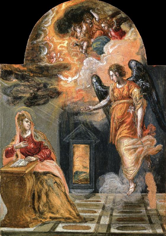 El Greco Annunciation Spain oil painting art